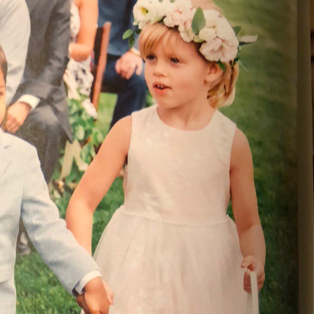 Size 6 girls flower girl dress from BHLDN